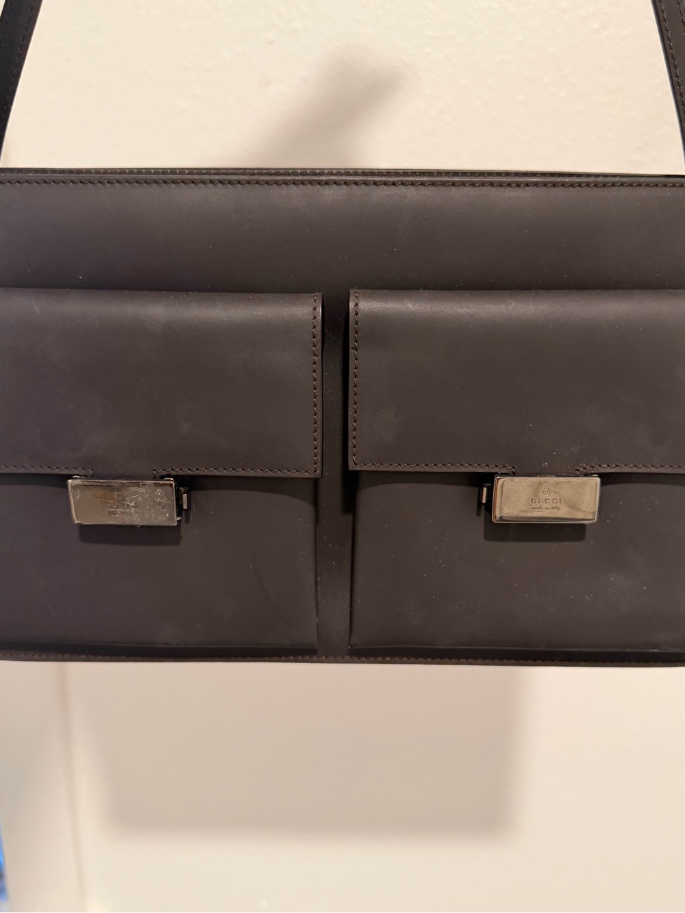 GUCCI Dark brown shoulder bag - Picture 3 of 6